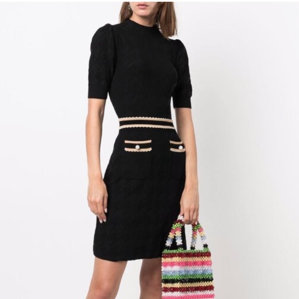 Sandro black dress Size 34 XS